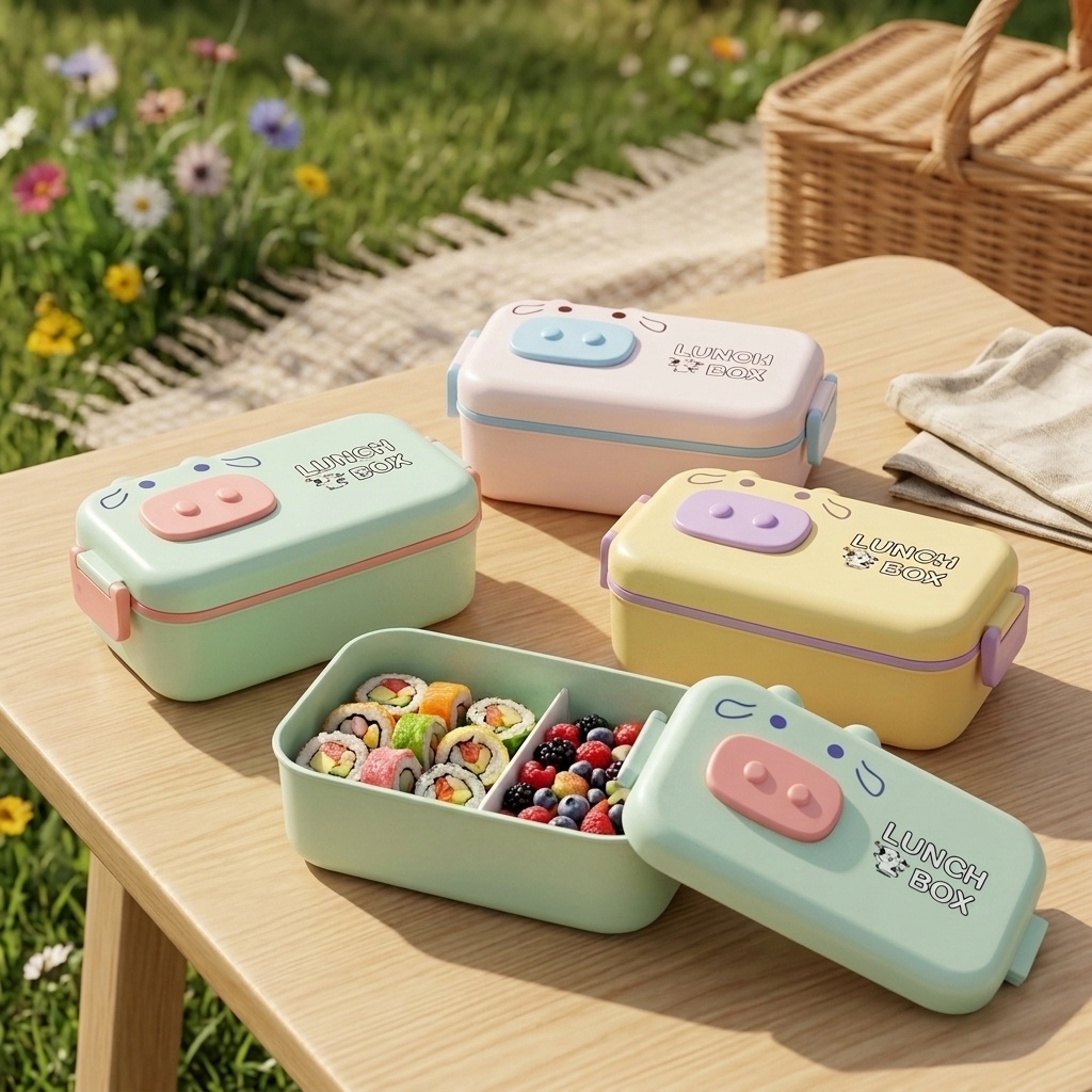 Meal Prep Or Prep Meal - Lonchera Infantil Bonita, Apta para Microondas,