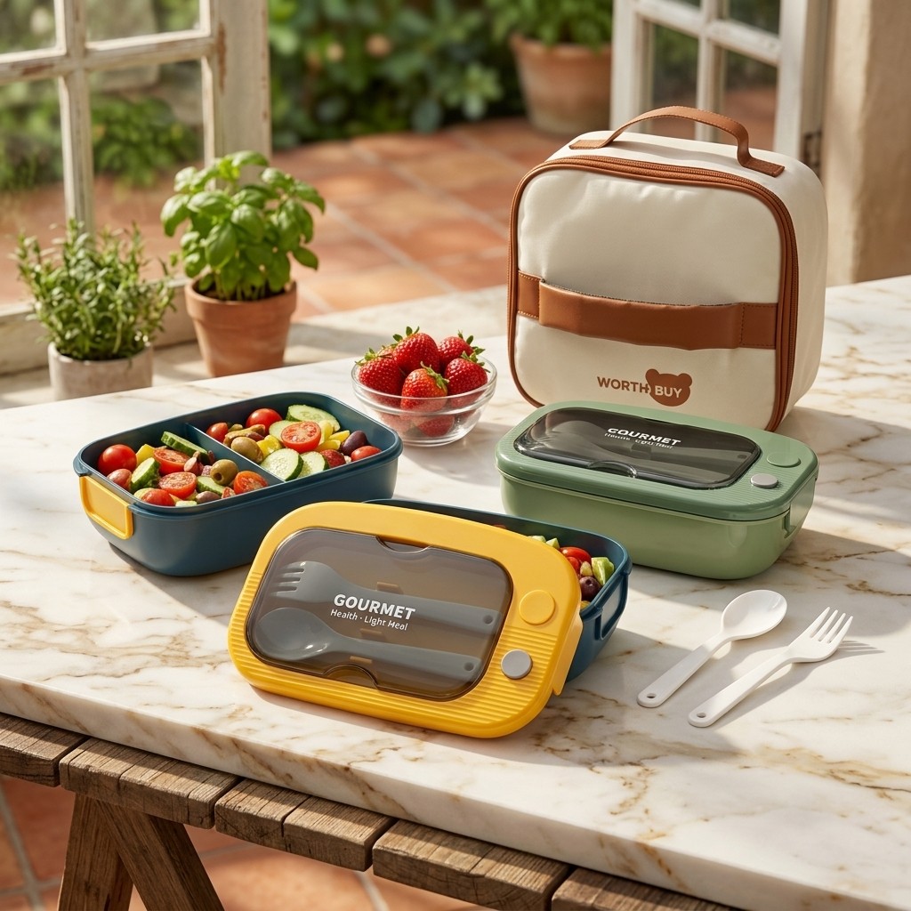 Meal Prep Or Prep Meal - Lonchera Bento de 2 Compartimentos Apta