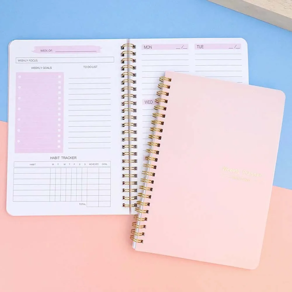 Meal Prep Planner - Planificador Semanal A5, Planificador Diario en