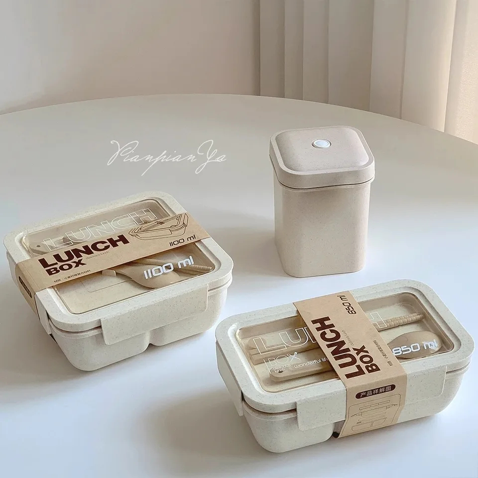Meal Prep Microwave - Fiambrera portátil para microondas, caja Bento