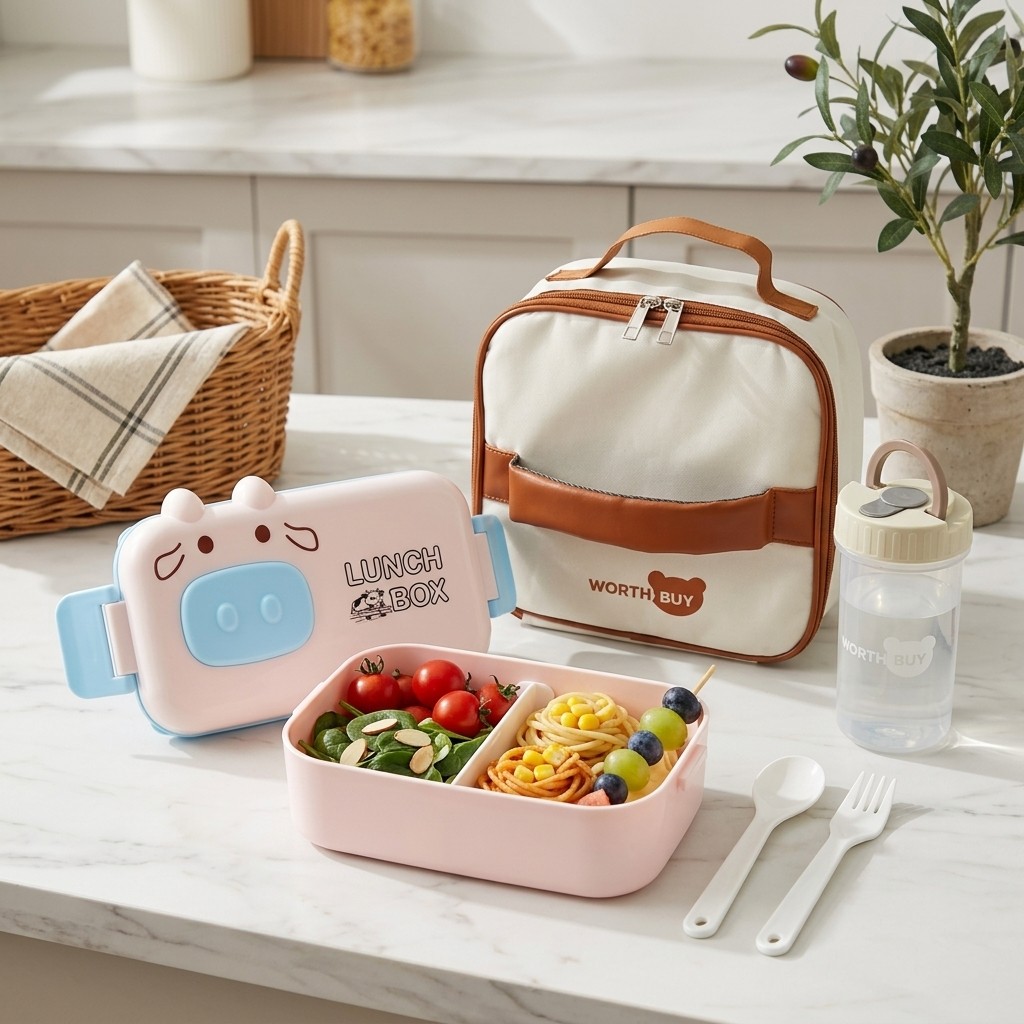 Meal Prep Or Prep Meal - Lonchera Bento para Niños, de Plástico,