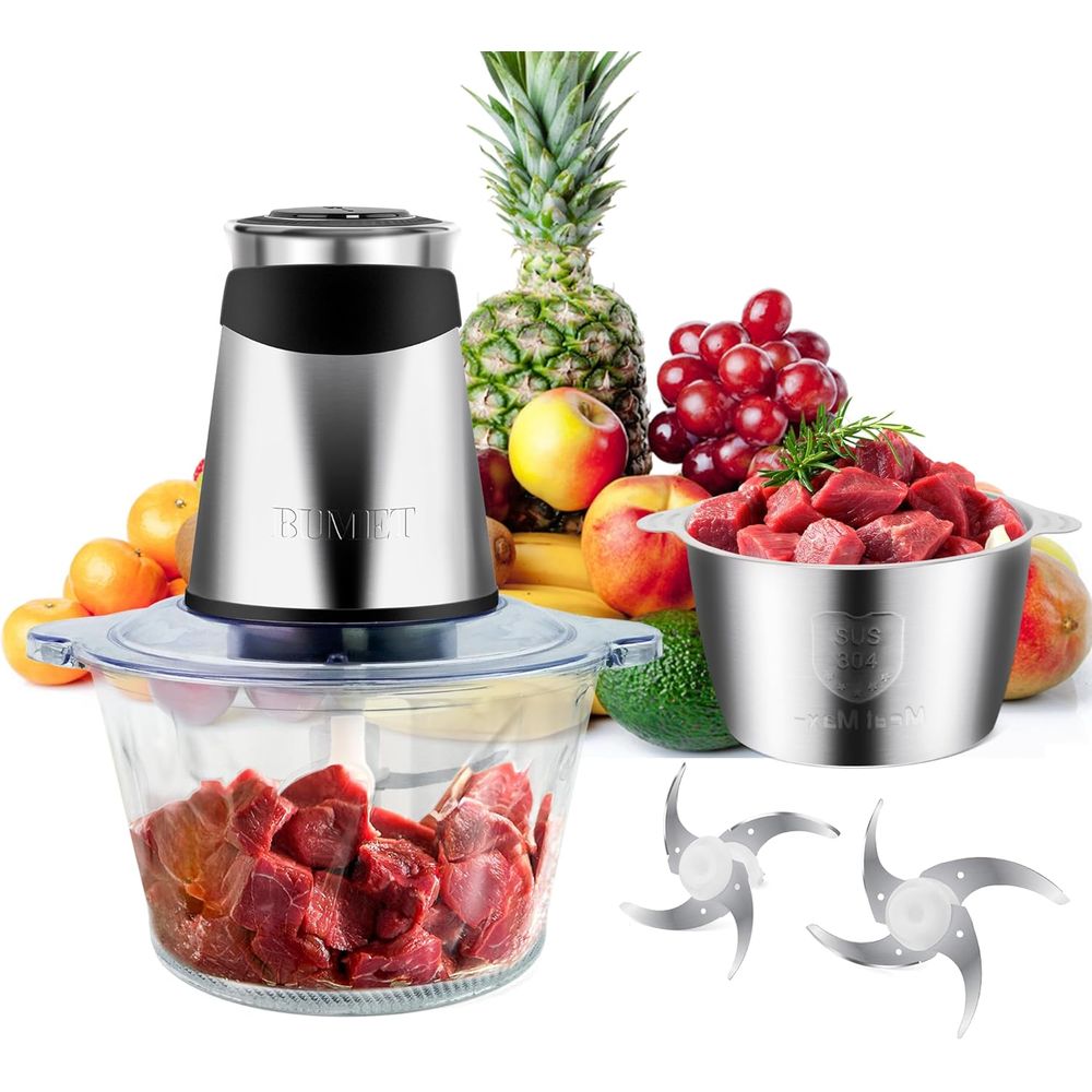 Veggie Chopper Cup - Picadora de Carne de 500W con