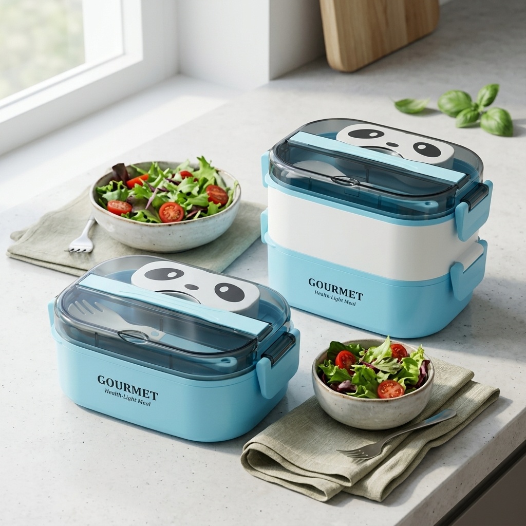 Meal Prep Or Prep Meal - Lonchera Bento de Plástico Apta para