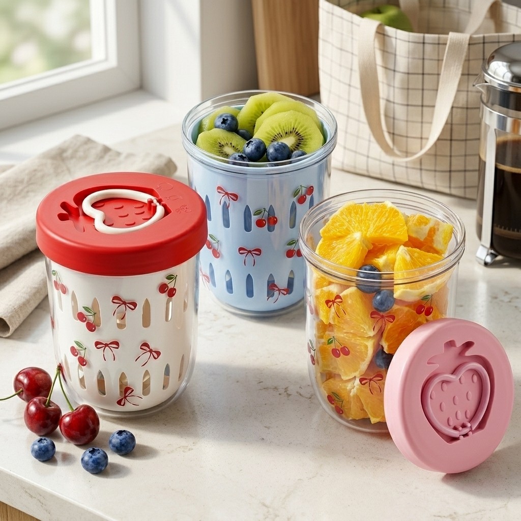 Meal Prep Or Prep Meal - Contenedor de Plástico para Ensalada con