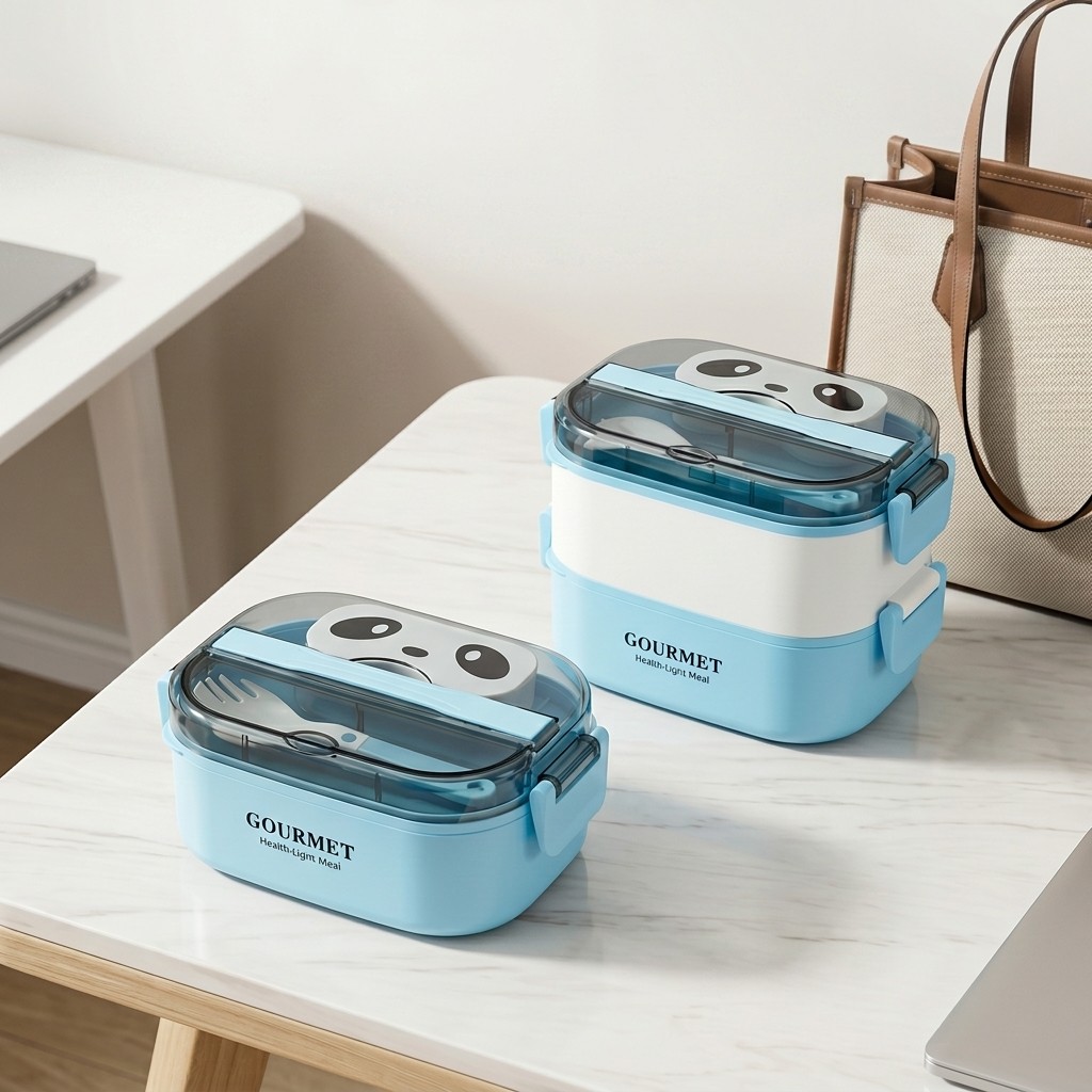 Meal Prep Or Prep Meal - Lonchera Bento de Plástico Apta para