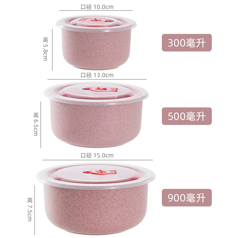 Juego de 3 recipientes de paja - Meal Prep Microwave reseña y precio