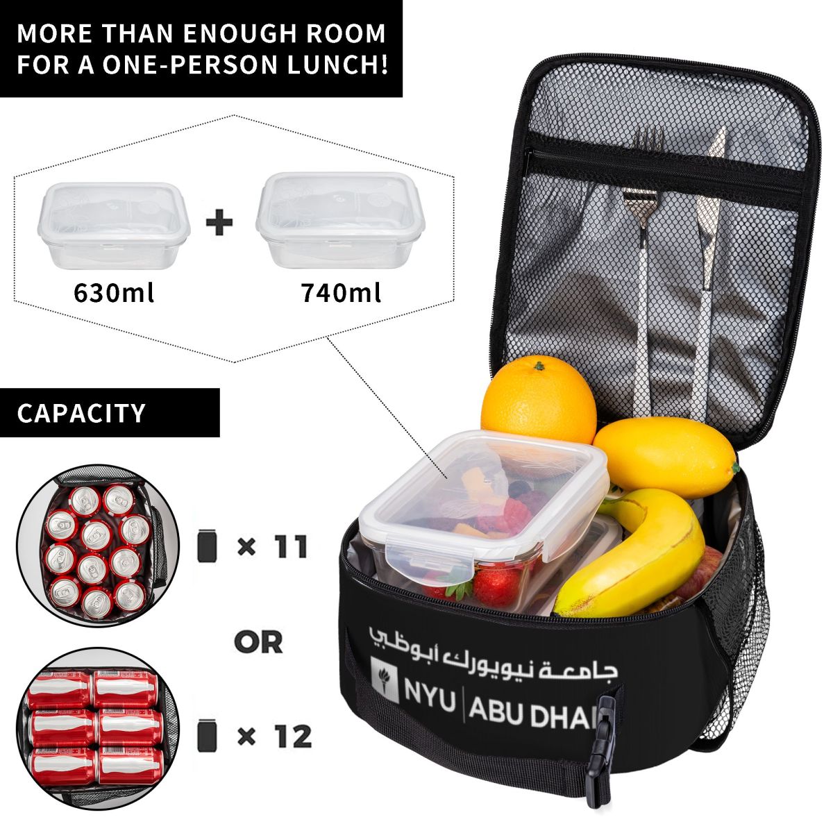 Bolsa de almuerzo pequeña a ra - Meal Prep University Student reseña y precio