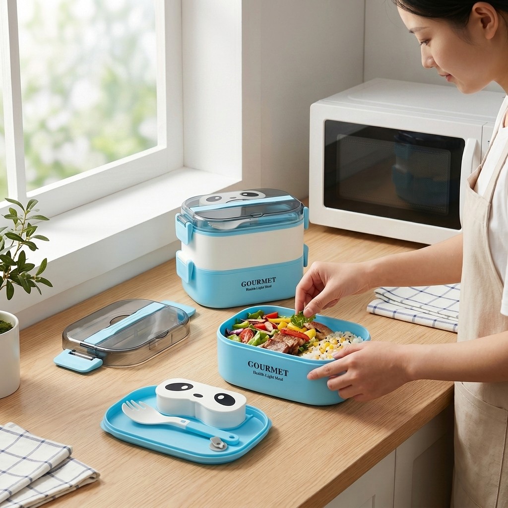 Lonchera Bento Apta para Micro - Meal Prep Or Prep Meal reseña y precio