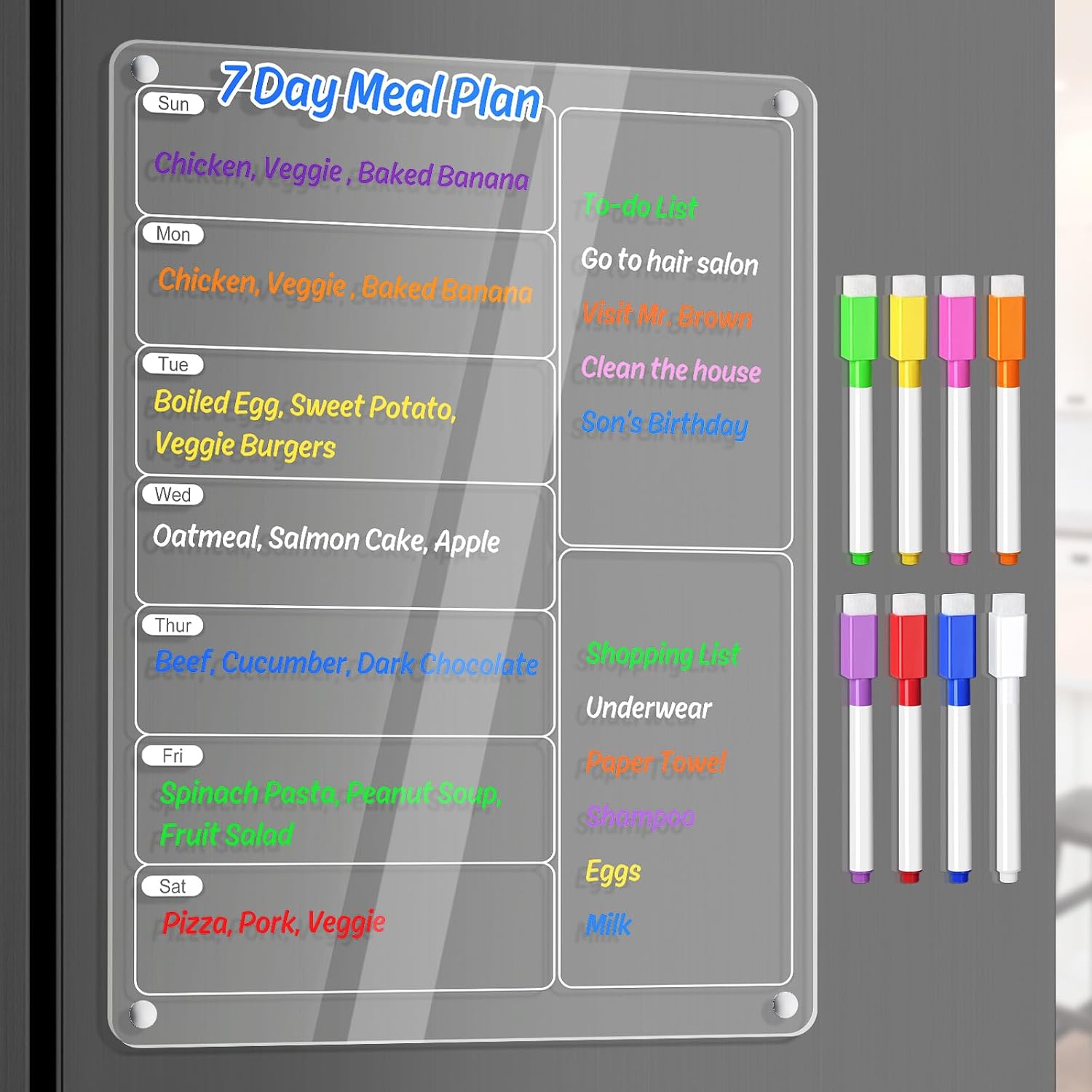 Planificador semanal de comida - Meal Prep Planner reseña y precio