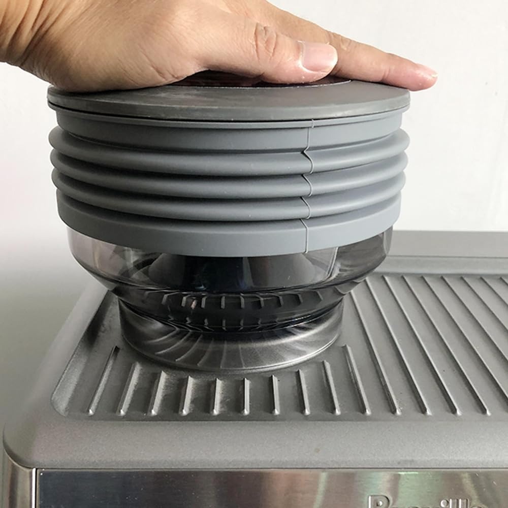 Fuelle de silicona y tolva de  - Breville Espresso Bes870 reseña y precio