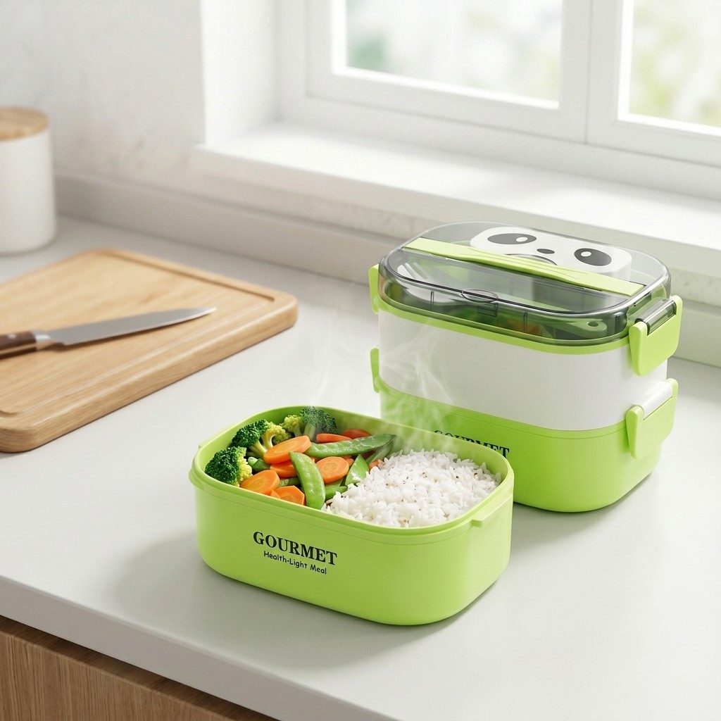 Lonchera Bento de Plástico con - Meal Prep Or Prep Meal reseña y precio