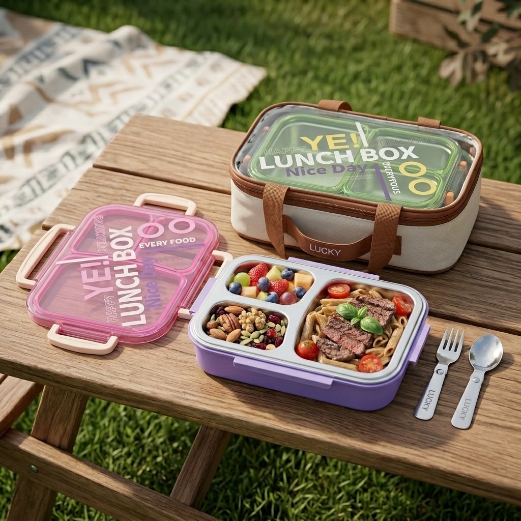 Lonchera de Acero Inoxidable 3 - Meal Prep Or Prep Meal reseña y precio