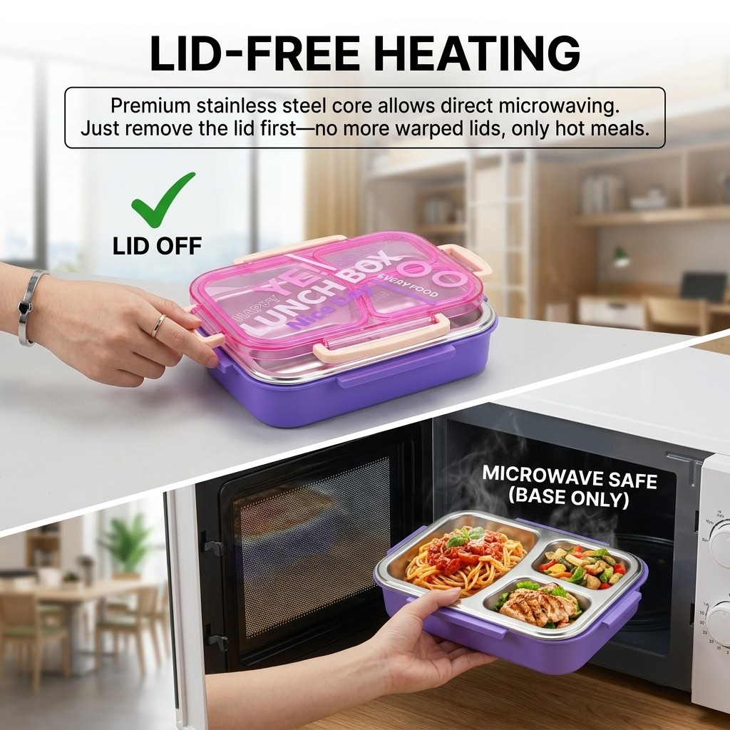 Lonchera de Acero Inoxidable 3 - Meal Prep Or Prep Meal reseña y precio