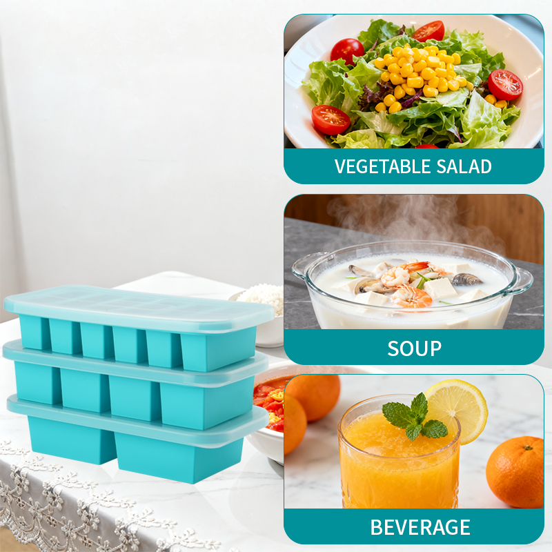 Bandeja de silicona para conge - Meal Prep Or Prep Meal reseña y precio