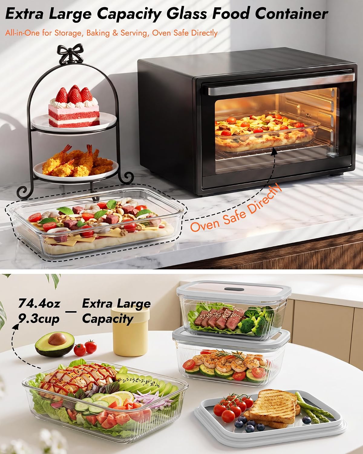 Paquete de 2 Recipientes de Vi - Meal Prep Microwave reseña y precio