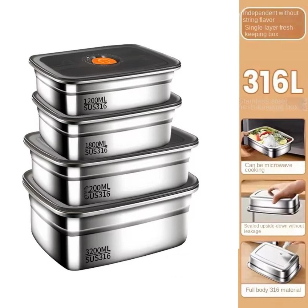 Fiambrera de acero inoxidable  - Meal Prep Microwave reseña y precio