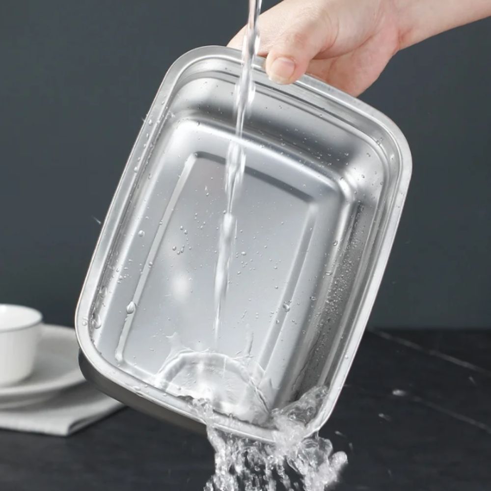 Fiambrera de acero inoxidable  - Meal Prep Microwave reseña y precio