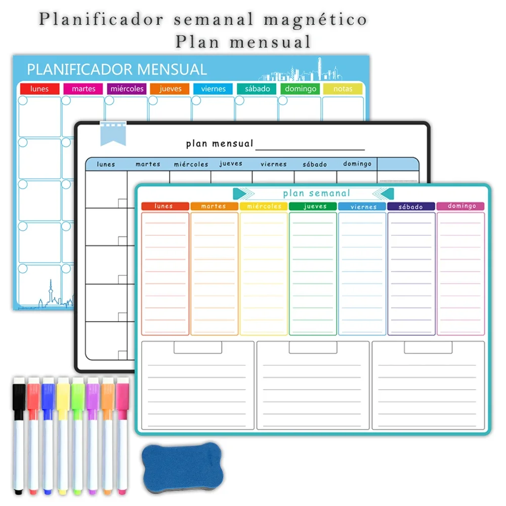 Planificador magnético semanal - Meal Prep Planner reseña y precio