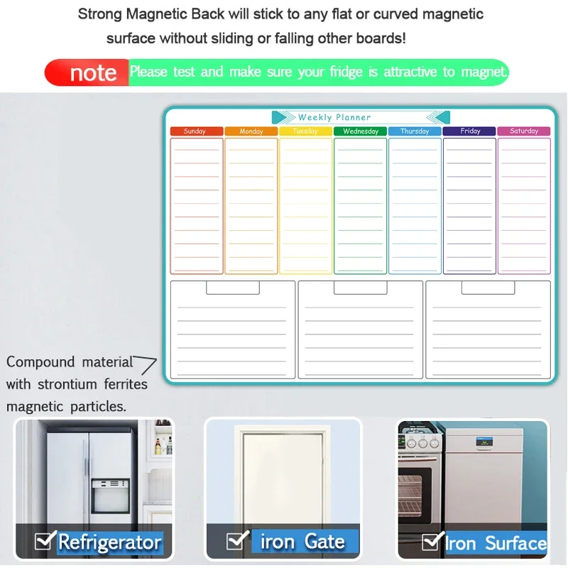Planificador magnético semanal - Meal Prep Planner reseña y precio