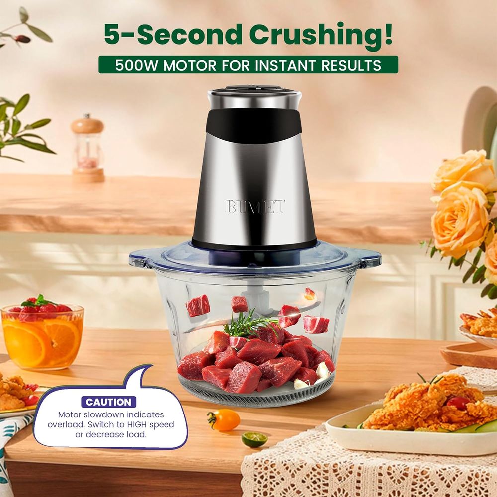 Picadora de Carne de 500W con  - Veggie Chopper Cup reseña y precio