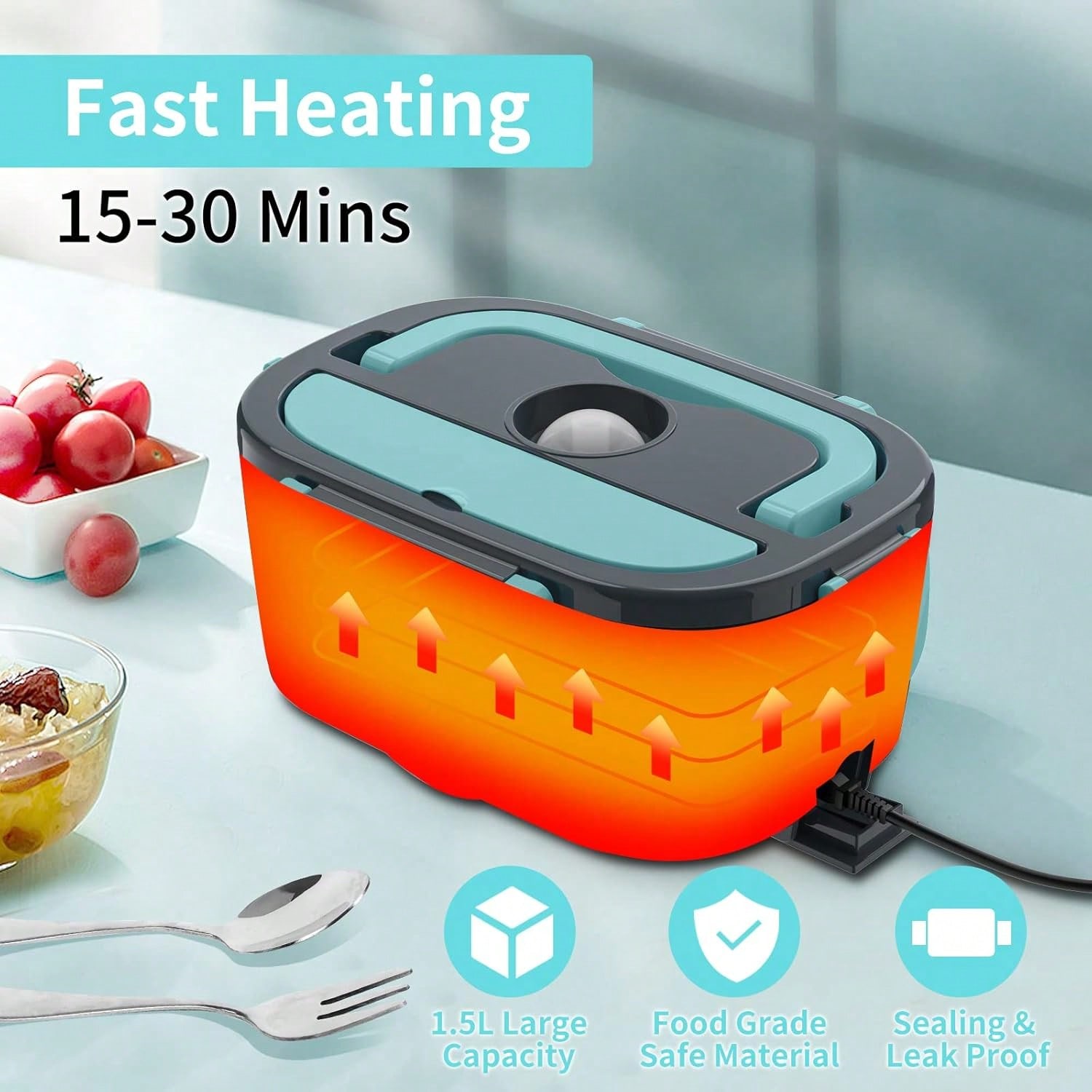 Calentador de Comida Eléctrico - Meal Prep Microwave reseña y precio