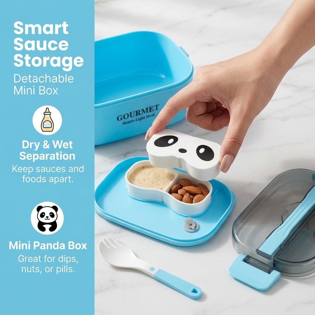 Lonchera Bento de Plástico Apt - Meal Prep Or Prep Meal reseña y precio