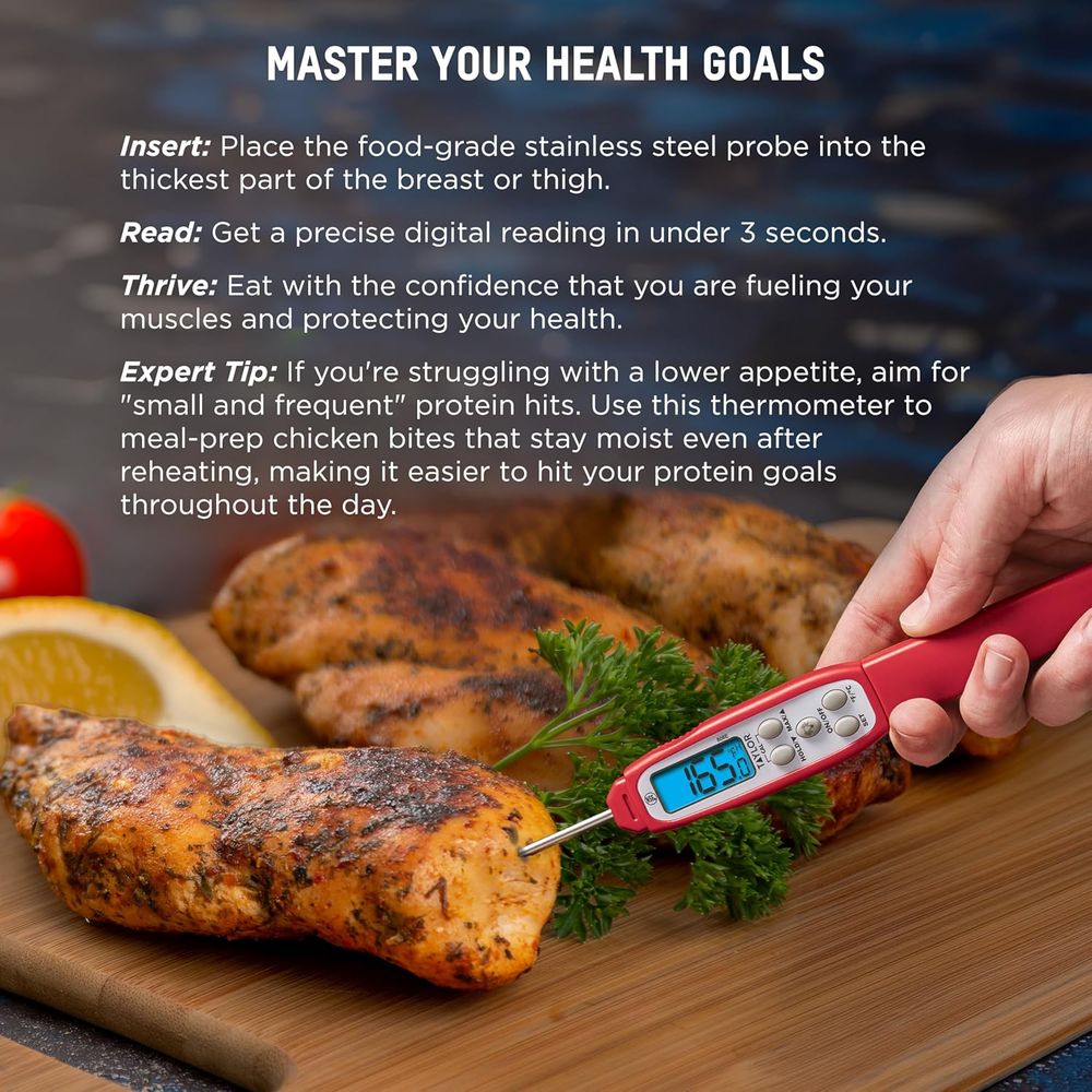 Termómetro Digital para Carne  - Meal Prep High Protein reseña y precio