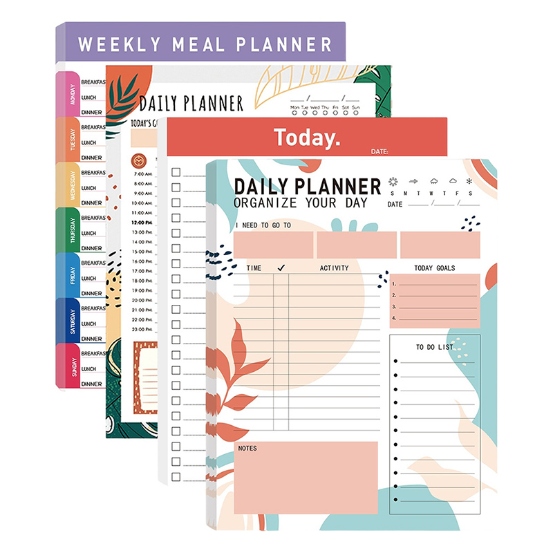 Bloc de notas planificador dia - Meal Prep Planner reseña y precio