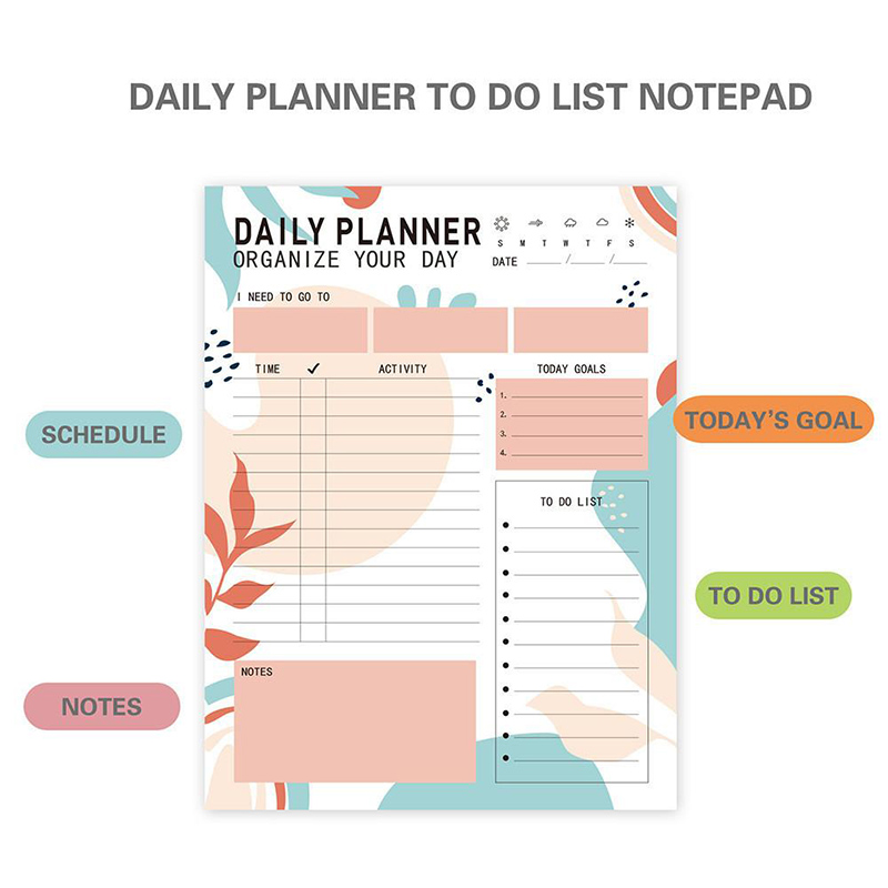 Bloc de notas planificador dia - Meal Prep Planner reseña y precio