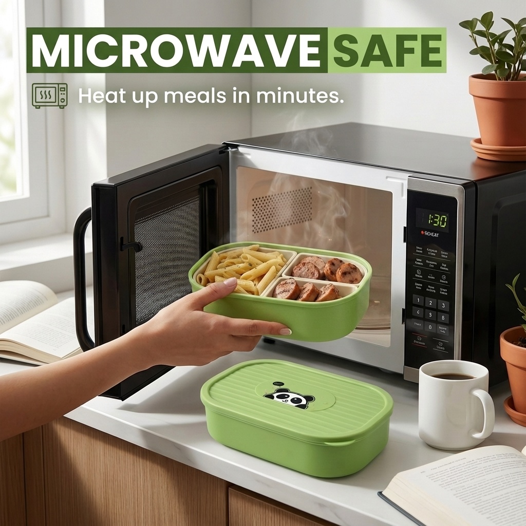 Lonchera de plástico con divis - Meal Prep Microwave reseña y precio