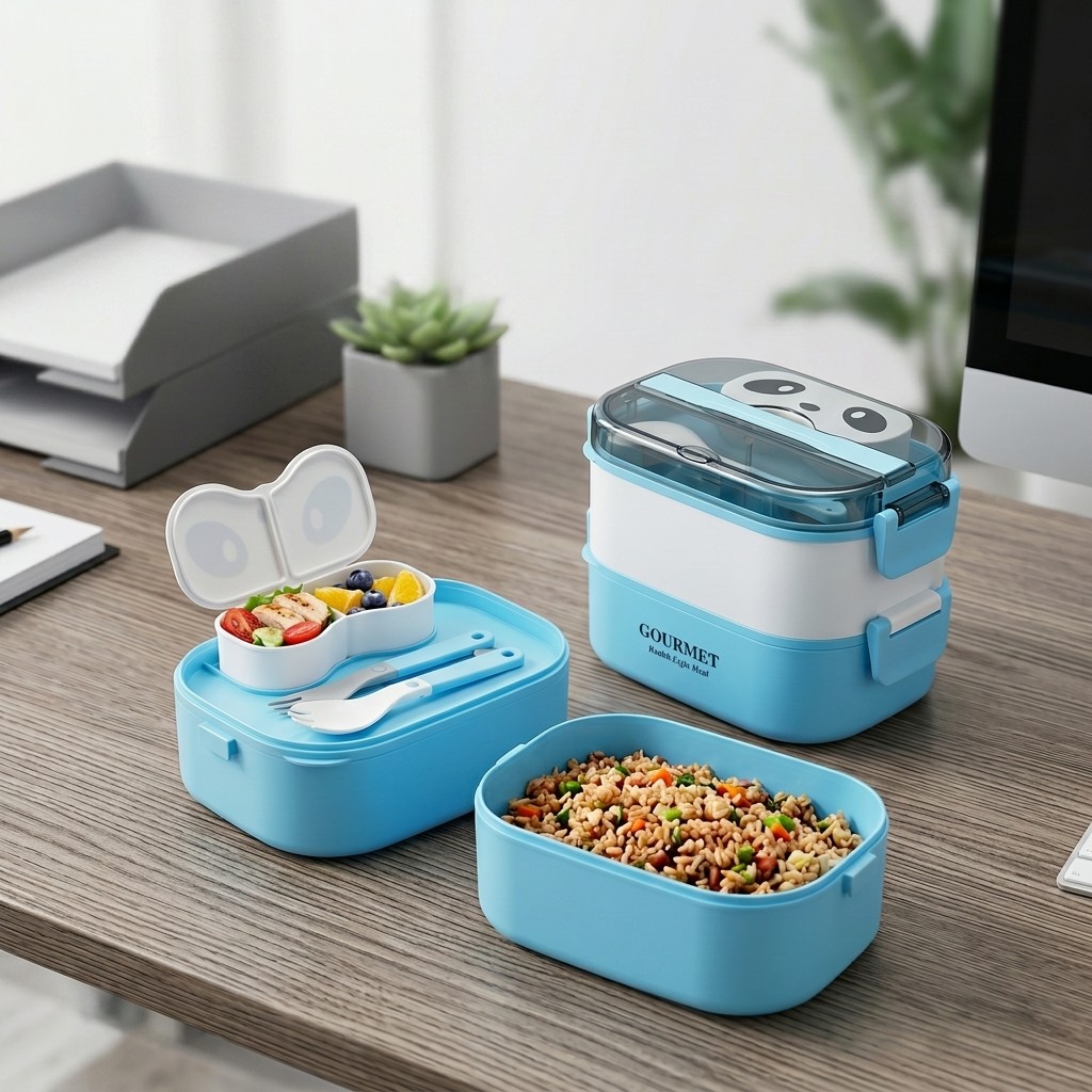 Lonchera Bento de Plástico Apt - Meal Prep Or Prep Meal reseña y precio
