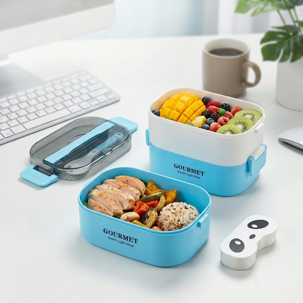 Lonchera Bento de Plástico Apt - Meal Prep Or Prep Meal reseña y precio