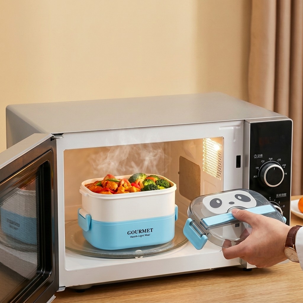 Lonchera Bento de Plástico Apt - Meal Prep Or Prep Meal reseña y precio