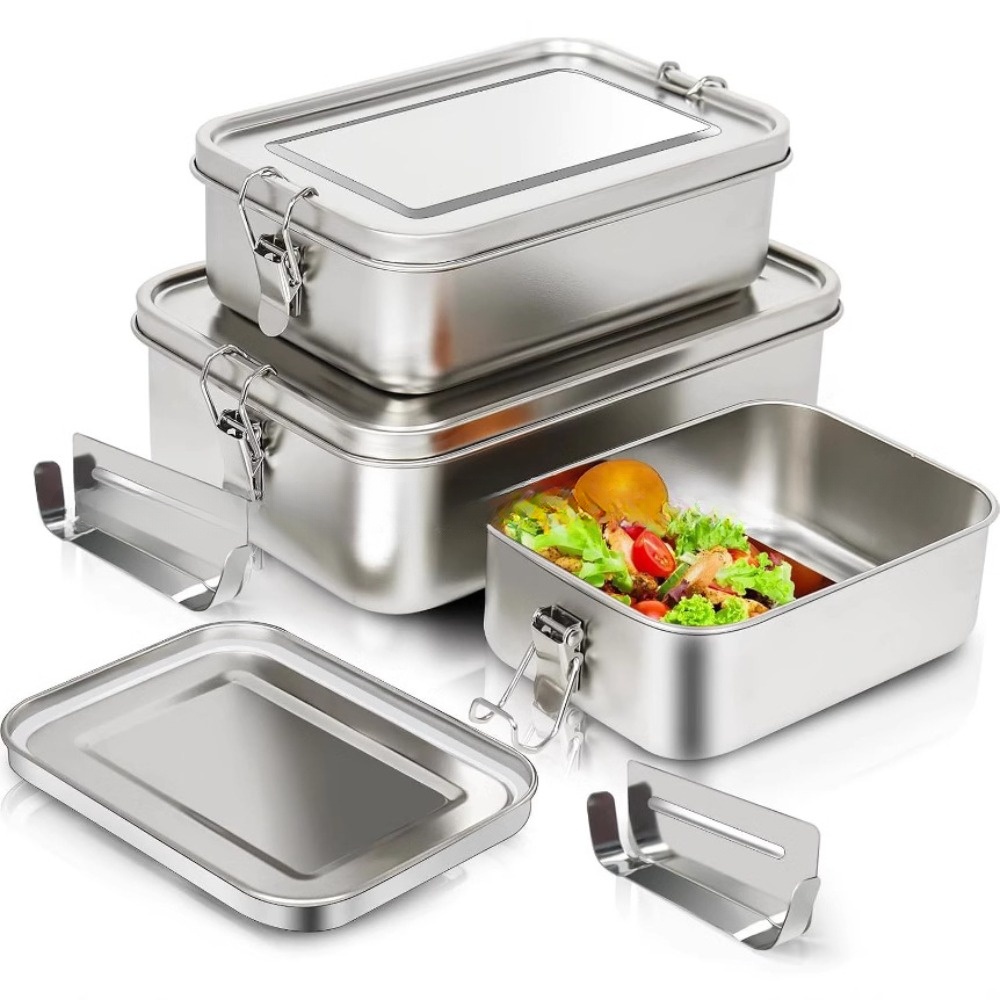 Caja Bento de acero inoxidable - Meal Prep Microwave reseña y precio